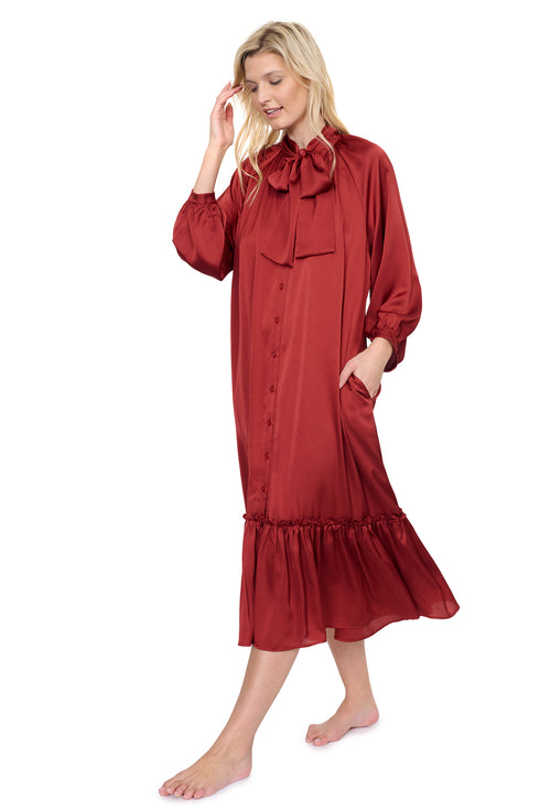 Gottex Day Dreamer Button Down Maxi Long Dress
